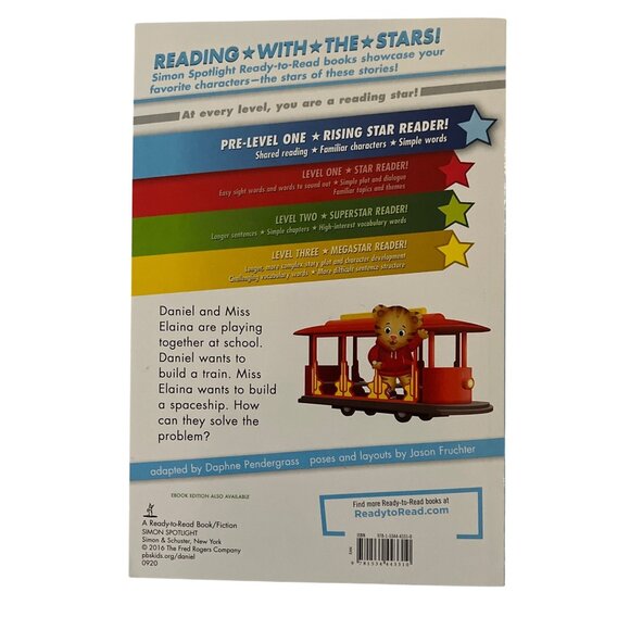 Daniel Plays at School Ready to Read Pre Level One Daniel Tiger Kids Book New - Picture 2 of 3